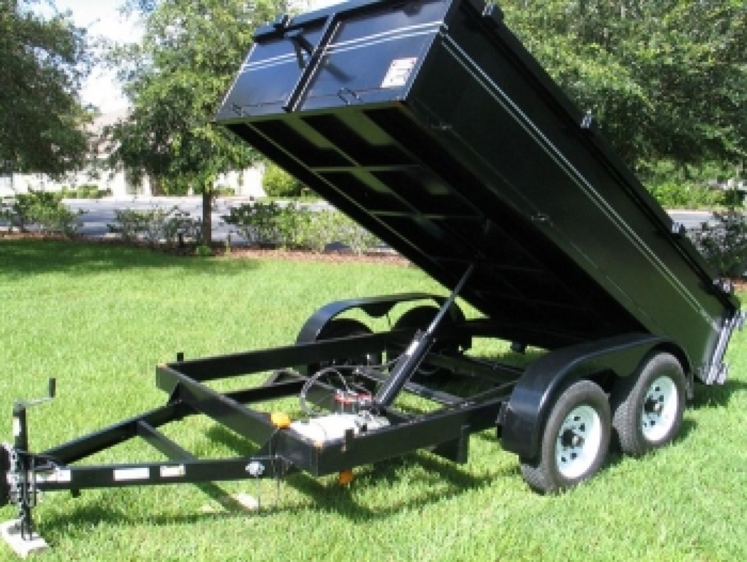 NEW 2022 Triple Crown  6' x 12' 10K Low Rider Dump Trailer