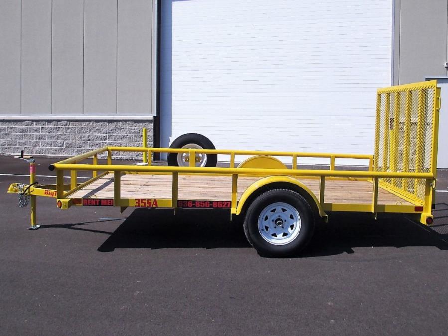 FOR RENT $50.00 Per Day 77"x 12ft Big Tex Utility Trailer in Marceline, MO Image 1