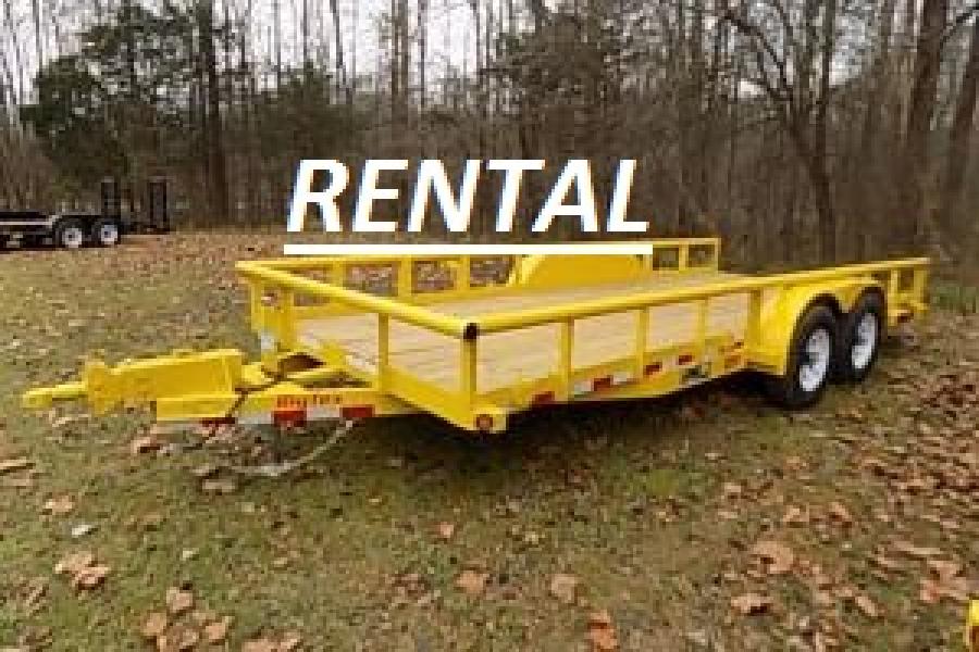 ***RENTAL*** Big Tex 10PI-18 Equipment Trailer for Rent Image 0