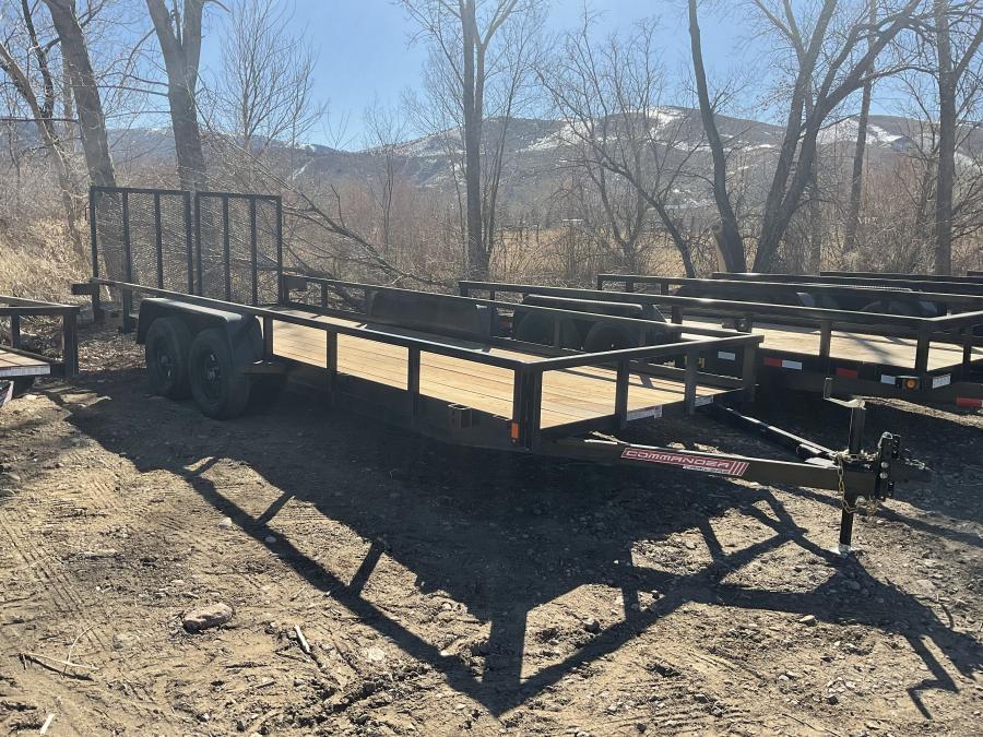 CUE- COM. 7K RESID. TANDEM AXLE UTILITY – 7X20 BLACK – STND image 0