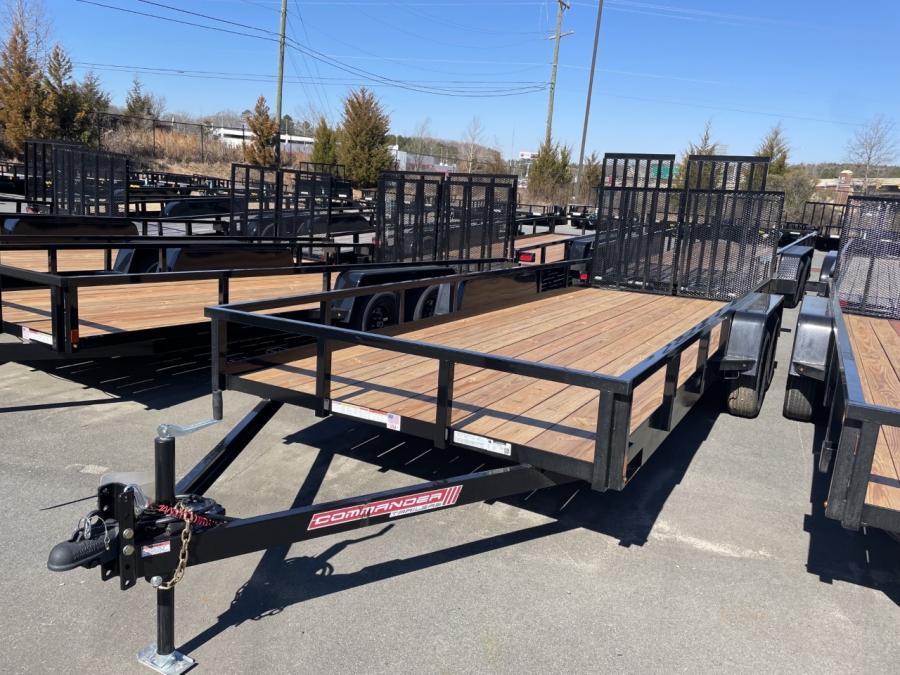 CUE- COM. 7K RESID. TANDEM AXLE UTILITY – 7X20 BLACK – STND image 0