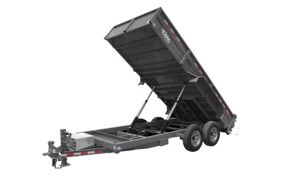 CAM Superline Dump Trailer 8-Ton w/mesh (P7CAM616LPHD)