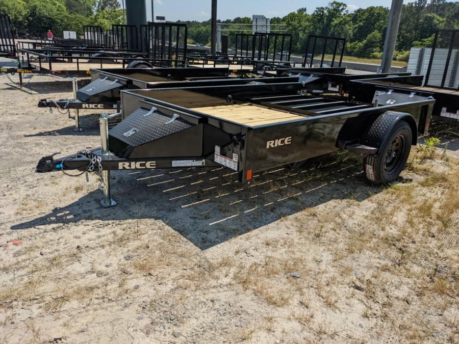 RICE – STEALTH 3.5K SINGLE AXLE UTILITY 76X10 BLACK – STD image 0