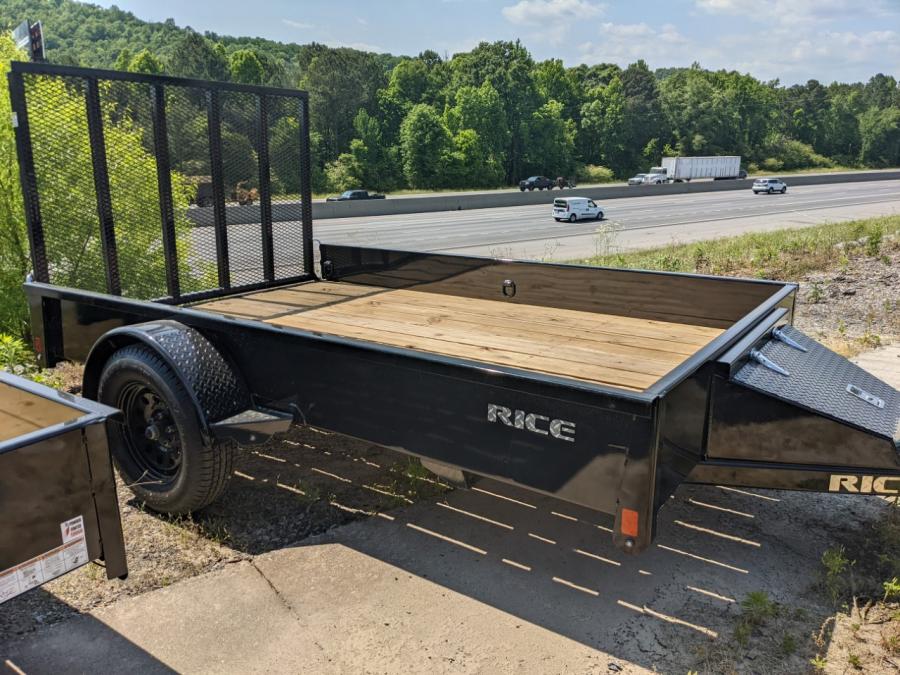 RICE – STEALTH 3.5K SINGLE AXLE UTILITY 76X10 BLACK – STD image 2