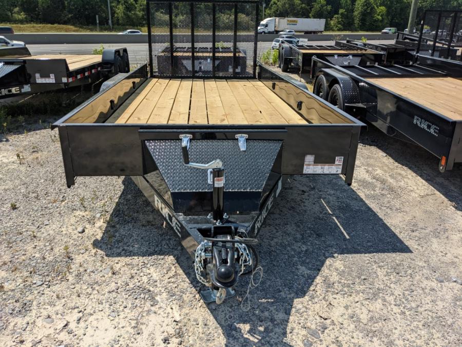 RICE – STEALTH 7K TANDEM AXLE UTILITY 82X16 BLACK – 2B image 1