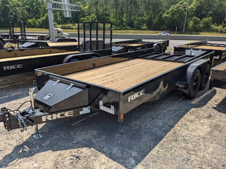 RICE – STEALTH 7K TANDEM AXLE UTILITY 82X16 BLACK – 2B image 2