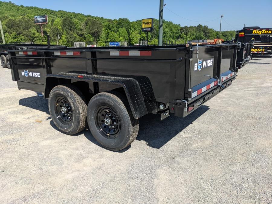 DLP1 BWISE 15K HVY COMM. DUMP 7X14 HT GY/HT BLK 2 SIDES – STND image 1