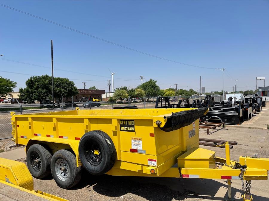 Rental Dump Trailer 7X14 Image 2
