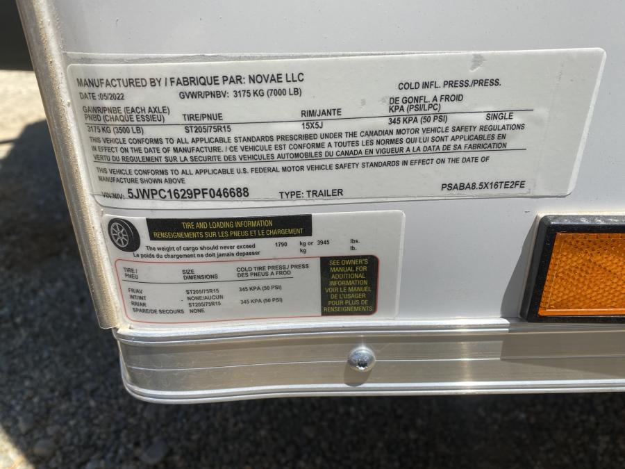 JOURNEY ENCLOSED TRAILER 85X16 BY PACE AMERICAN image 3