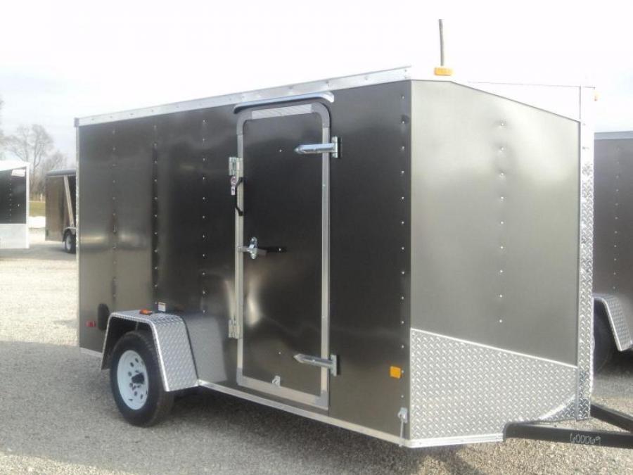 MDLX MDLX 6 x 10 TA FLAT TOP WEDG ENCLOSED TRAILER BY RC image 0