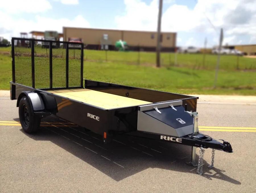RICE – STEALTH 3.5K SINGLE AXLE UTILITY 76X10 BLACK – STD image 0