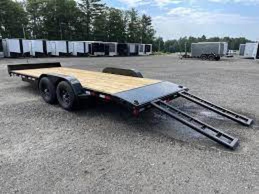 Rice FMC Rice R Series 7K Car Hauler in Black with a Lockable Toolbox image 0