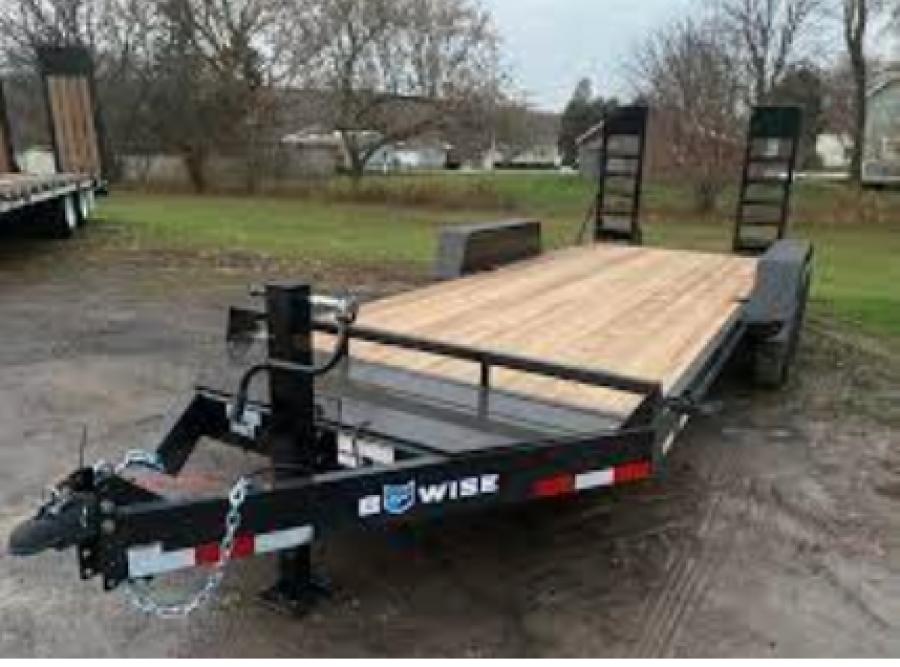 EH20 EQUIPMENT TRAILER LOW PRO 81″W X 20L 16K – GREY image 0