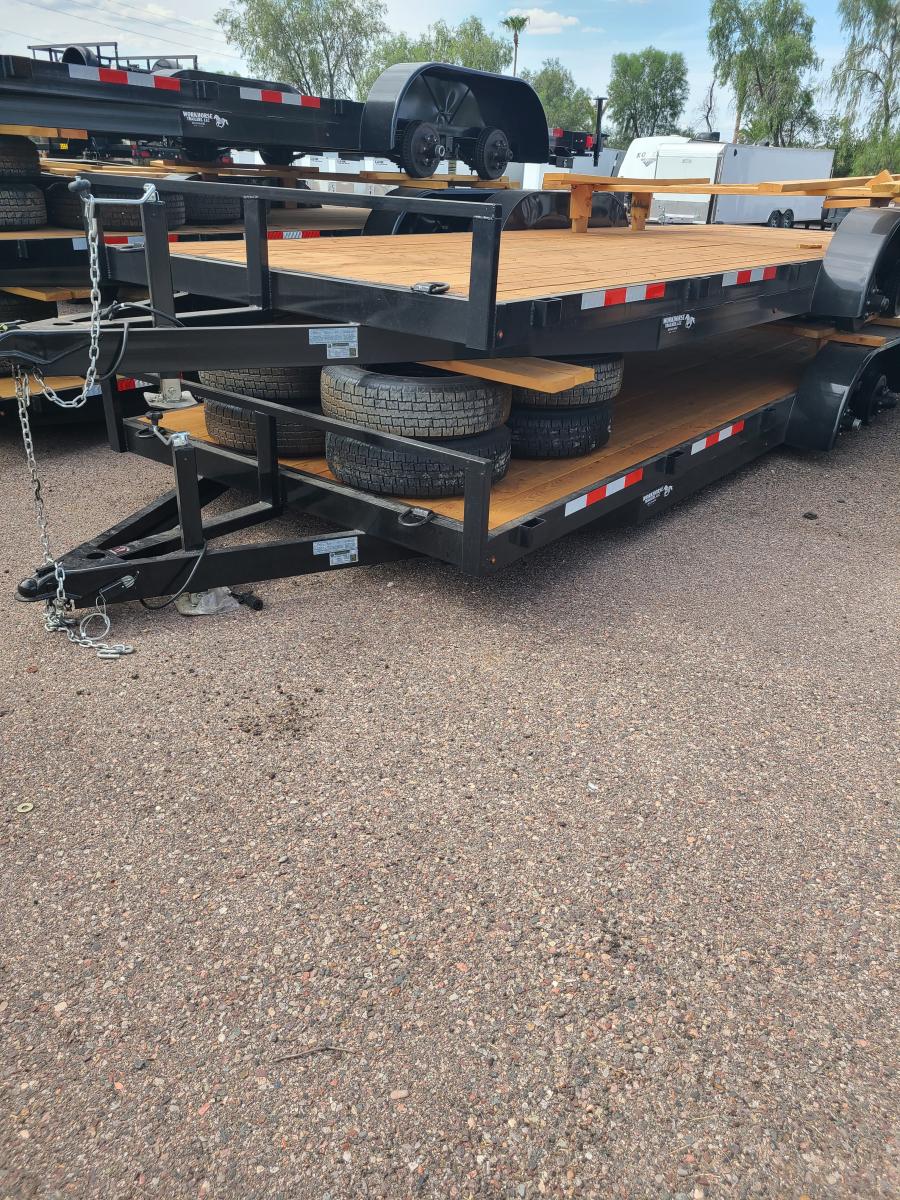 WHCH WORK HORSE 10K 7X20 TANDEM AX CAR HAULER VALUE image 0