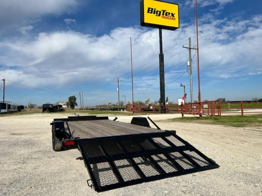 Big Tex 35UT 2,995#,SA,UT,(7 x 14) BLACK, BI-FOLD RAMPGATE image 2