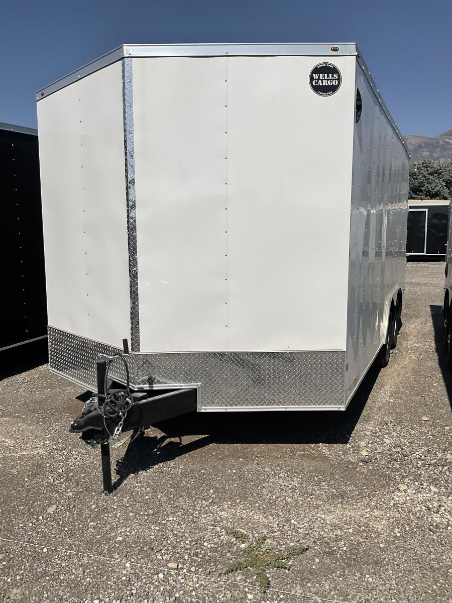 FT85 FASTTRAC RADIUS FRONT 8.5X16 CARGO TRAILER- WELLS FARGO image 0
