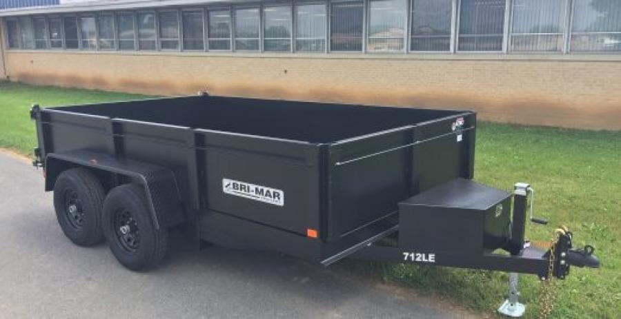 BWISE LP DUMP 72″x12, Ramps, Combo Gate, D-Rings, 12’000 GVW image 0