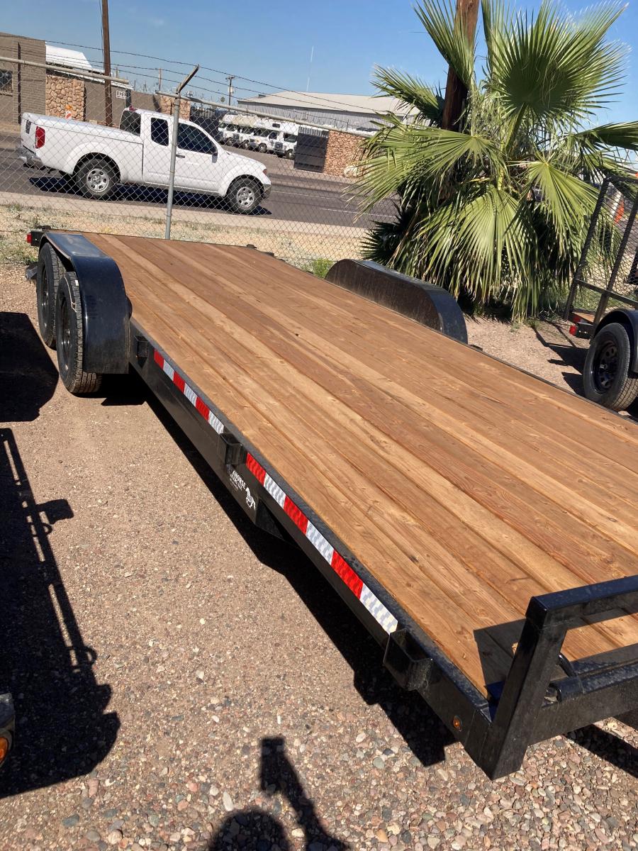 WHUT WORK HORSE 10K 7X20 TANDEM AXL UTILITY TRAILER VALUE image 1