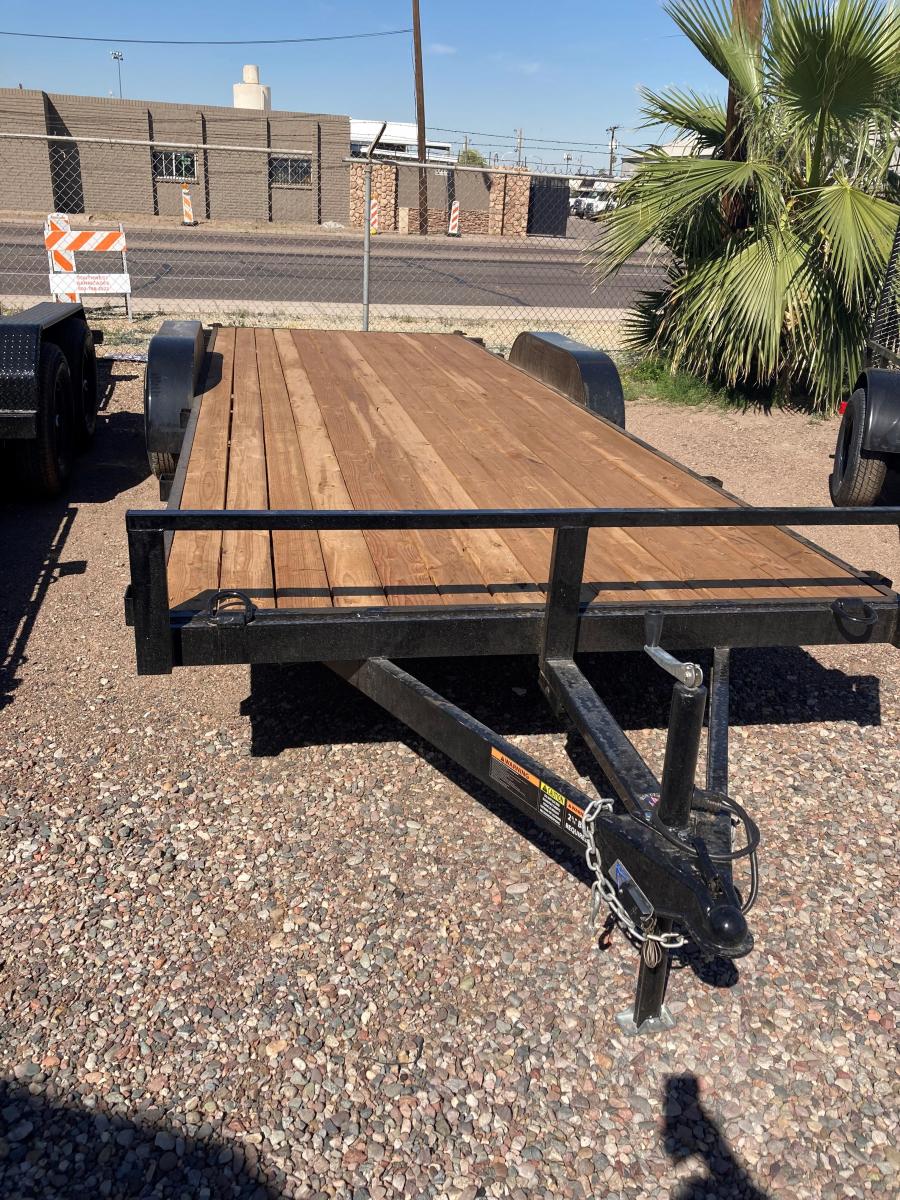 WHUT WORK HORSE 10K 7X20 TANDEM AXL UTILITY TRAILER VALUE image 2