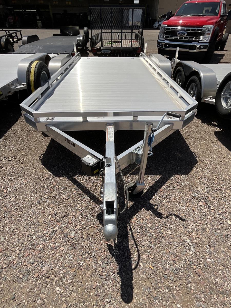 Aluma 7816 Aluma 77-1/2″ x 192″ Bed Utility Trailer, 2-3500# Axles image 0