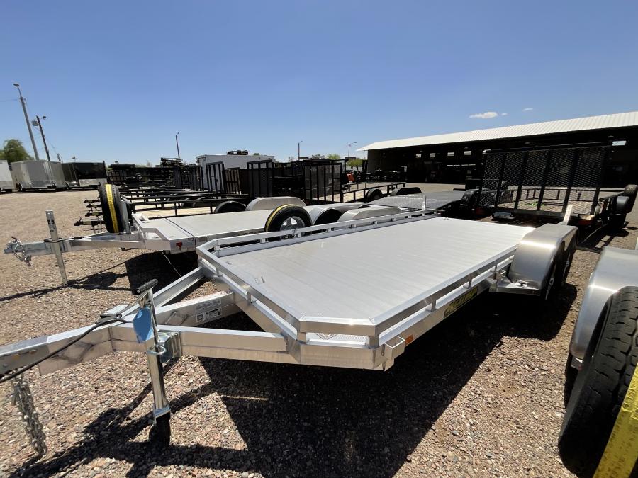 Aluma 7816 Aluma 77-1/2″ x 192″ Bed Utility Trailer, 2-3500# Axles image 1