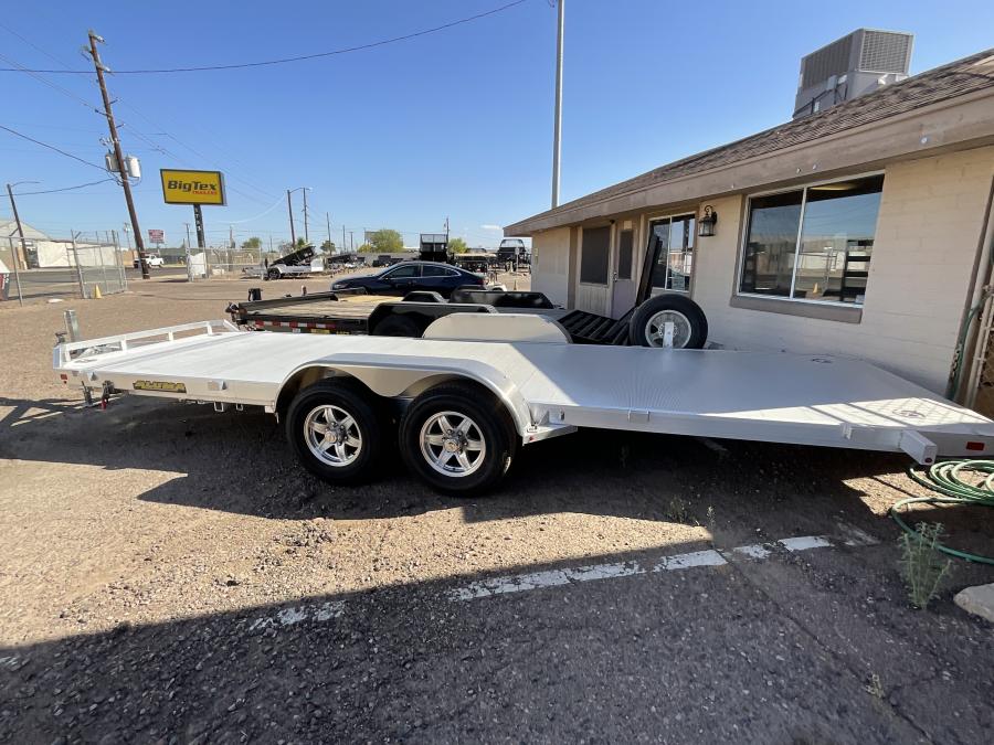 Aluma 8220 Aluma 82″ x 20 Tilt TA Utility Trailer, 4800# Axles image 1
