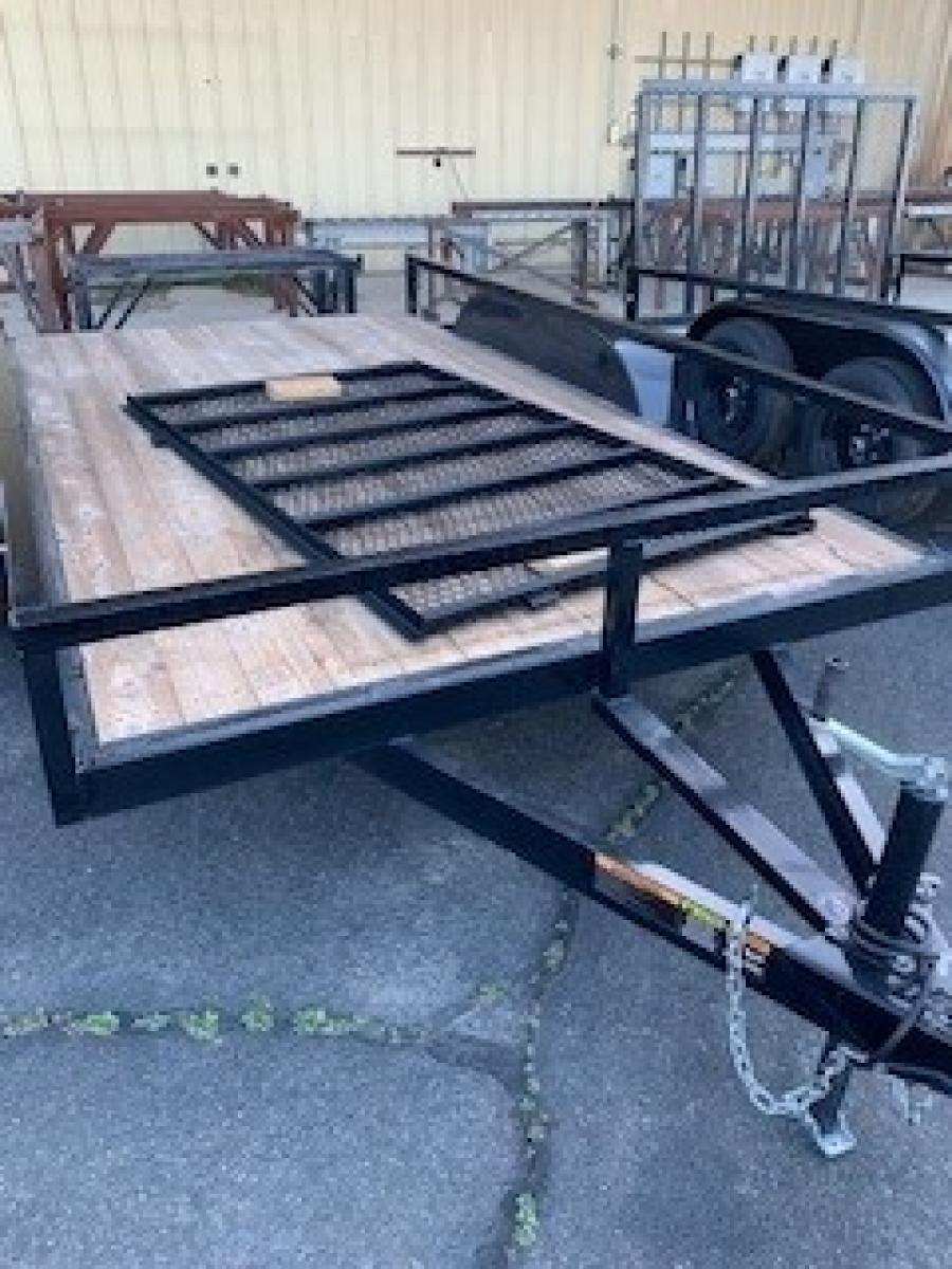 WHUT WORK HORSE 7K 7X12 TANDEM AXLE UTILITY TRAILER VALUE image 0