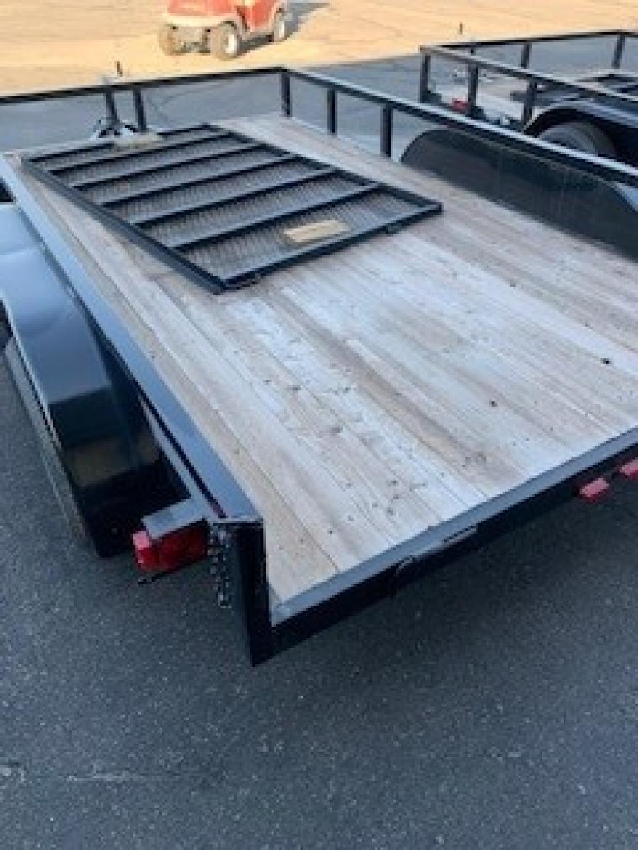 WHUT WORK HORSE 7K 7X12 TANDEM AXLE UTILITY TRAILER VALUE image 1
