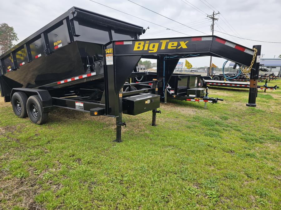Big Tex 14RD 83″ x 14 Roll-Off Gooseneck Dump Trailer image 1
