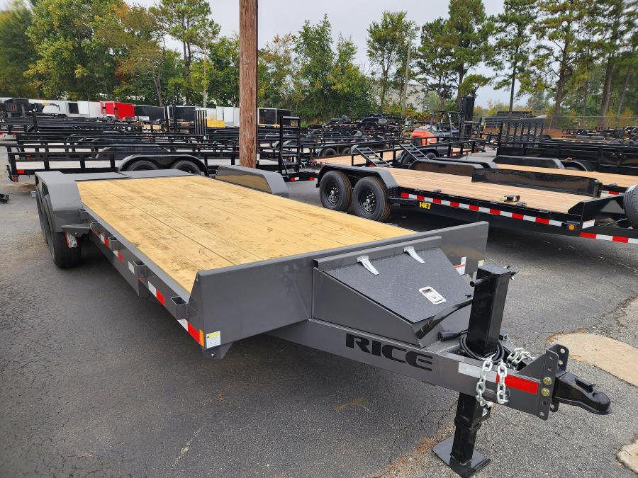 Rice Trailers FME RICE – MAGNUM 14K EQUIPMENT HAULER 20+3 GREY – STANDARD image 0