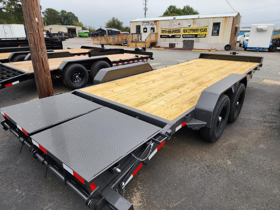 Rice Trailers FME RICE – MAGNUM 14K EQUIPMENT HAULER 20+3 GREY – STANDARD image 1