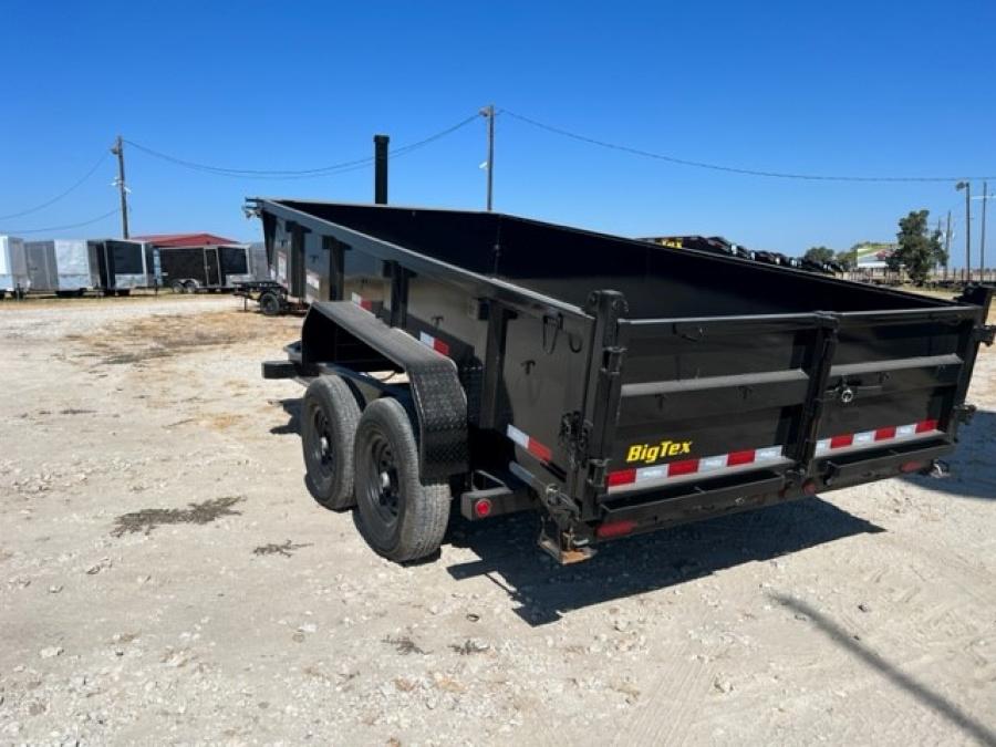 Big Tex 14TD 14K HD TELESCOPIC DUMP 83″x14 6SIR, Black image 3