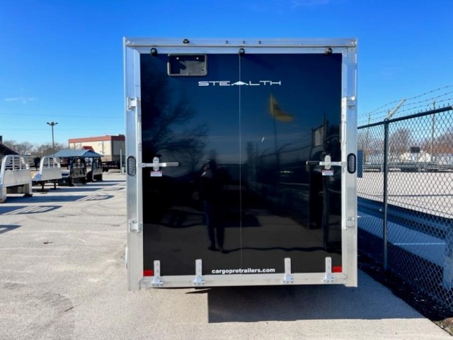 C7X1 7X14 Standard Stealth V-Nose Cargo Trailer by Cargo Pro image 1