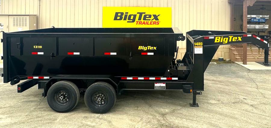 Big Tex 14RD 83″ x 14 Roll-Off Gooseneck Dump Trailer(BIN NOT INCLUDED) image 1