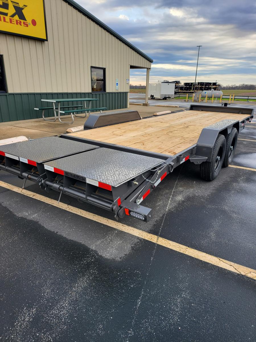 Rice Trailers FME RICE – MAGNUM 14K EQUIPMENT HAULER 20+3 GREY – STANDARD image 1
