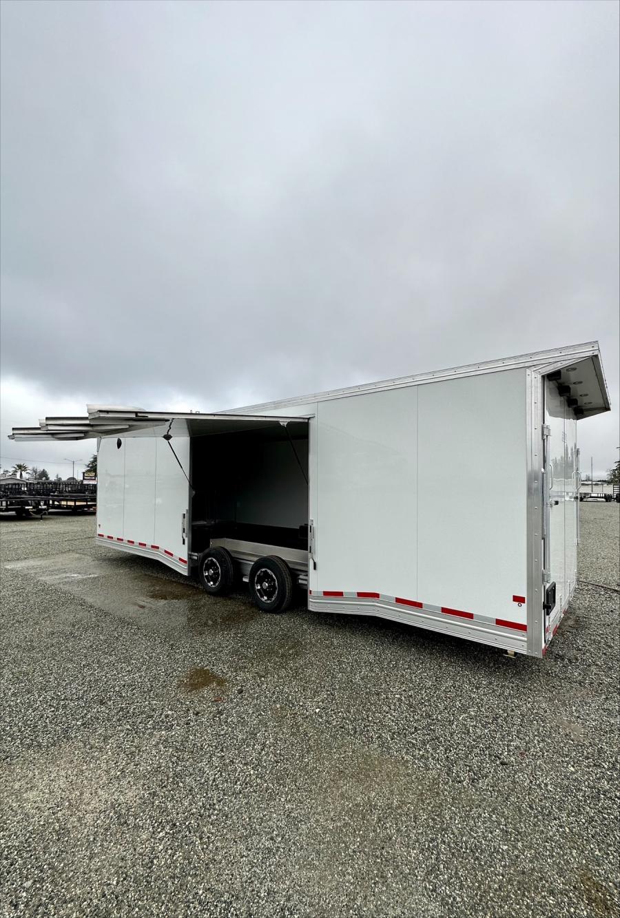 EZEC 8.5X28 E-Z HAULER CAR HAULER ENCLOSED TRAILER BY MISSION image 1