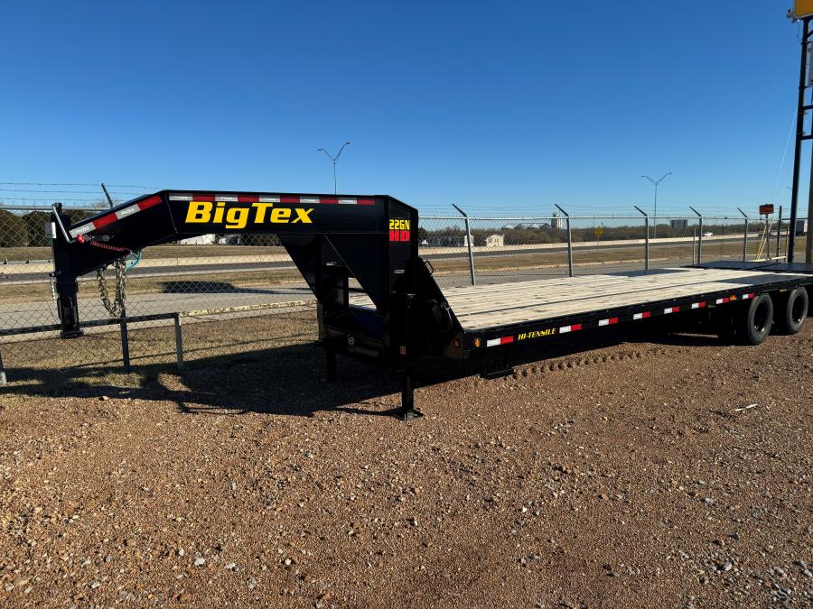 2023 Big Tex Tandem Axle Dual Wheel Gooseneck Trailer 102”x 30’+ 5’ w/ mega ramps image 0