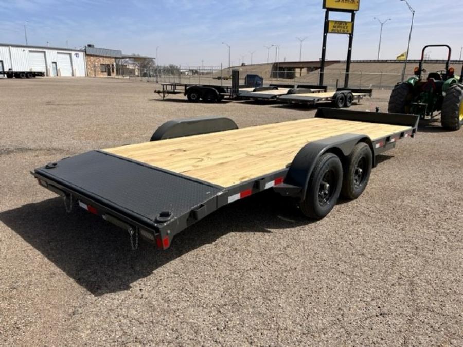 RICE R SERIES – MAGNUM 9.9K CARHAULER 82″ x (20)18+2 DOVE TAIL  – SLIDE IN REAR RAMPS GREY W/TOOLBOX image 3