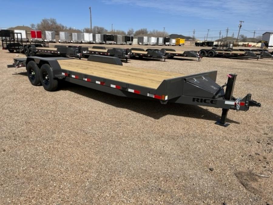 RICE – MAGNUM 14K EQUIPMENT HAULER (23) 20+3 GREY – MAX RAMPS image 1