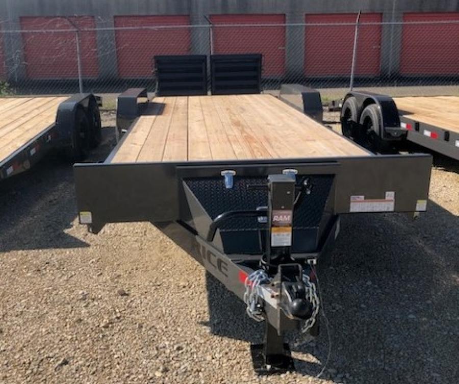 Rice Trailers FME RICE – MAGNUM 14K EQUIPMENT HAULER 18+3 GREY – STANDARD image 0