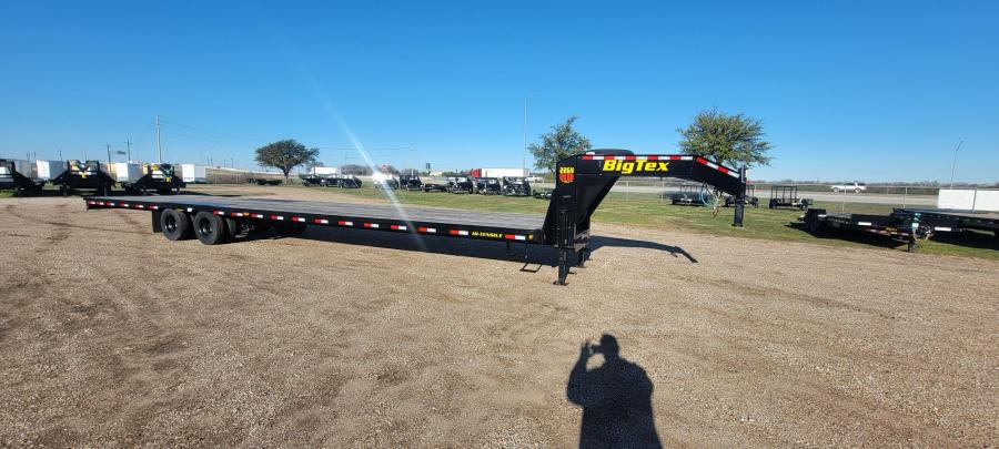 2023 Big Tex Tandem Axle Dual Wheel Gooseneck Trailer 102”x 40’ straight deck image 1