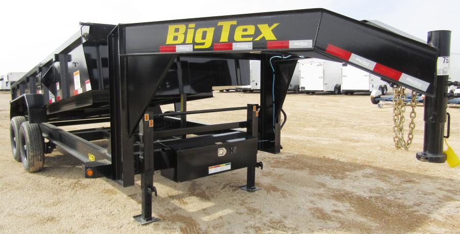 Big Tex Heavy 14GX-16 Gooseneck Dump Trailer 83”x 16’ w/ combo gate #73713 image 1