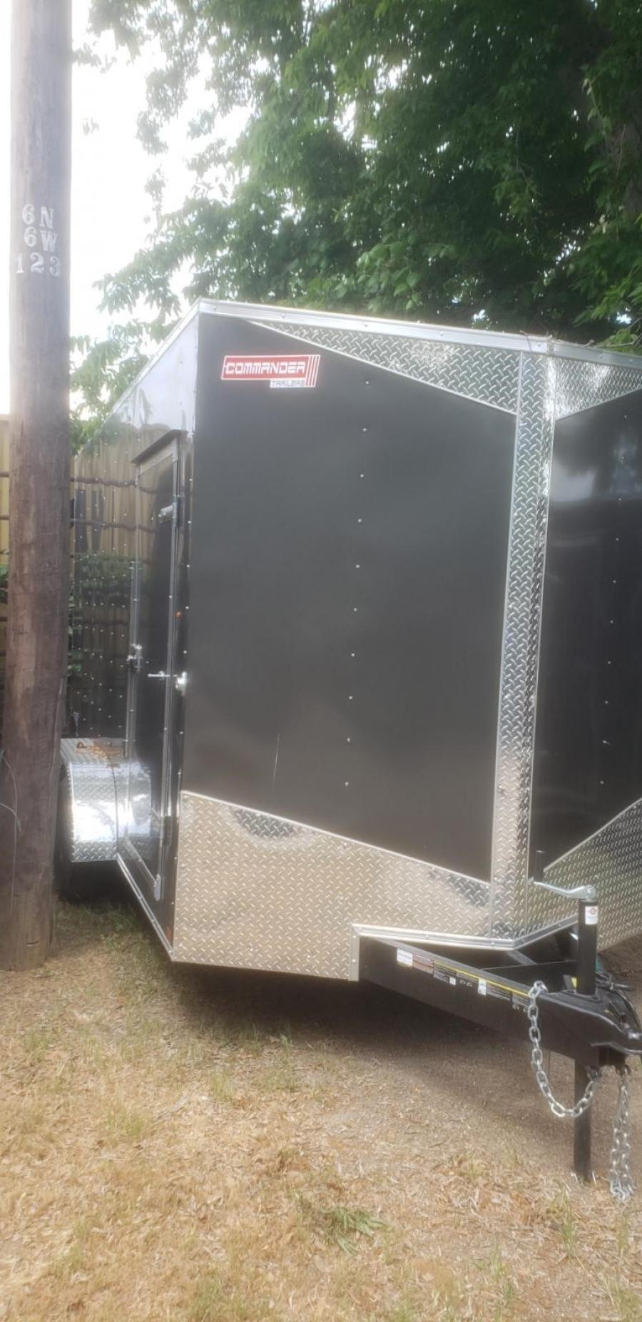COME COMMANDER 7X14 TA  BK RAMP DOOR +12 SLOPE NOSE OPTIO image 0