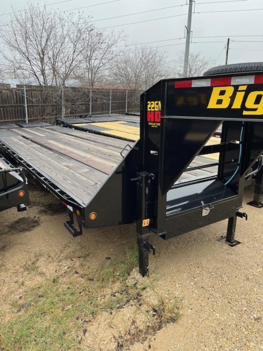 ***ON CLEARANCE*** Big Tex 22GN-28BK+5MR (102″W x 28′ Deck + 5′ Mega Ramp, Dual Wheel Tandem Axle Gooseneck Trailer with Spare Tire Mount) image 4