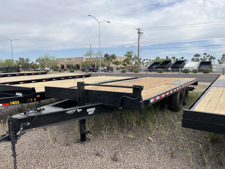 WHDO WORK HORSE 14K 7X20 TANDEM AXL DECKOVER VALUE image 0