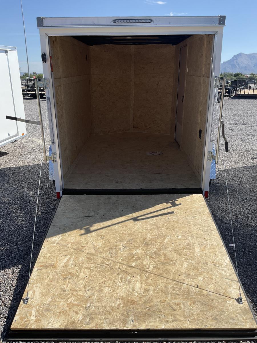 PSCB ENCLOSED CARGO 6 X 10 FLAT TOP/  V FRONT image 1
