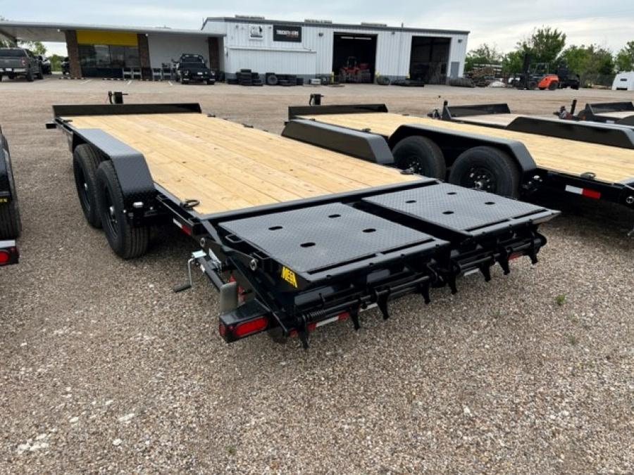 Big Tex 14ET-MR 14K TAND EQUIP W/DT 83×20 MR DVT Mega Ramps, Black image 1