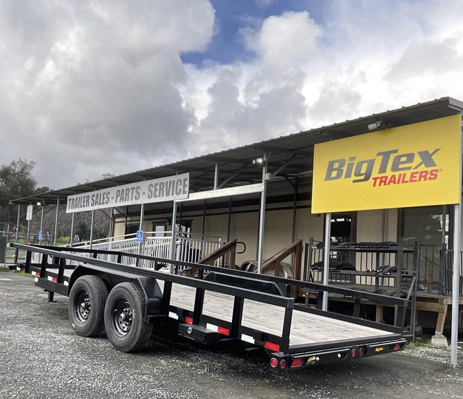 Big Tex 14PI 83″ x 20 HD Tandem Axle Pipe Top Utility Trailer image 0
