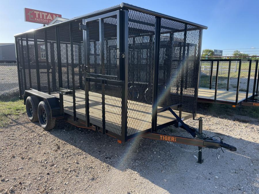 TGRT TIGER 83X16 TRASH TRAILER 6 SIDES image 0