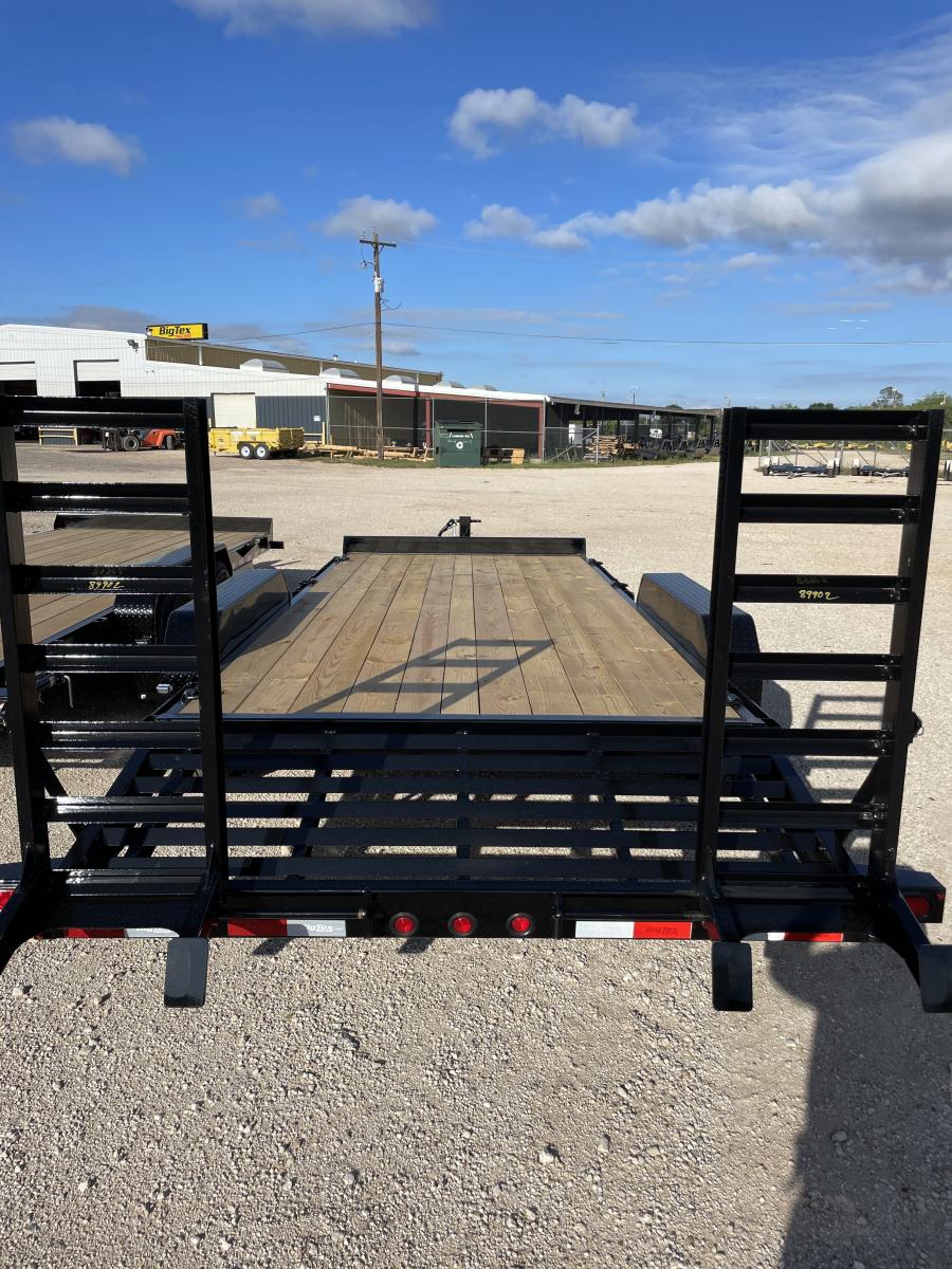 Big Tex 14ET-KR 14K TAND EQUIP W/DT 83×20 KR DVT Knee Ramps, Black image 5